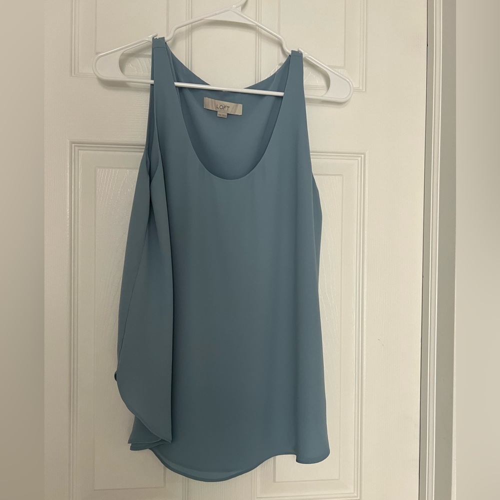 Loft Maternity Tank top XS Blue